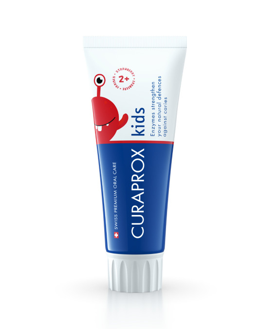 Curaprox Kids Детска паста за зъби ягода 950 ppm 2+ г 60 мл