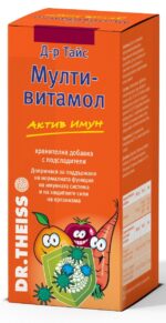 Dr. Theiss Мултивитамол Актив Имун Сироп за деца за имунната система 200 мл