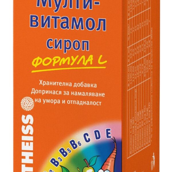 Dr. Theiss Мултивитамол Формула L Сироп за нормално функциониране на имунната система 200 мл