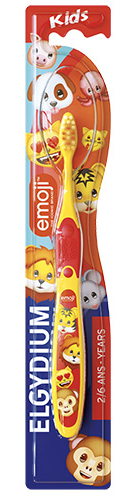 Elgydium Kids Детска четка за зъби емоджи 2-6 години
