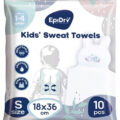 EpiDry Еднократни детски кърпи при изпотяване 18 x 36 см х 10 броя