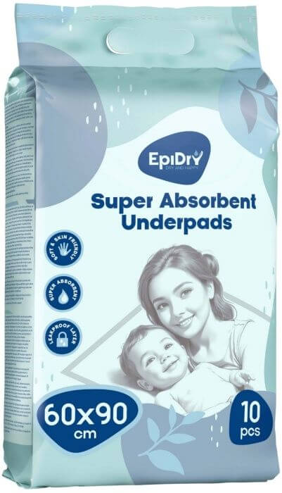 EpiDry Подложки за повиване за еднократна употреба 60 x 90 см х 10 броя
