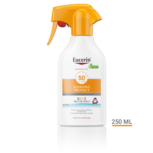 Eucerin Sensitive Protect Kids Слънцезащитен спрей за деца - помпа SPF50+ 250 мл