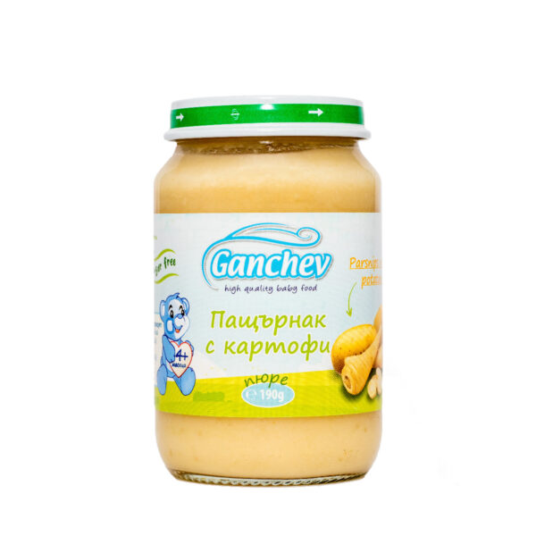 Ganchev Пюре пащърнак с картофи 4М+ 190 гр