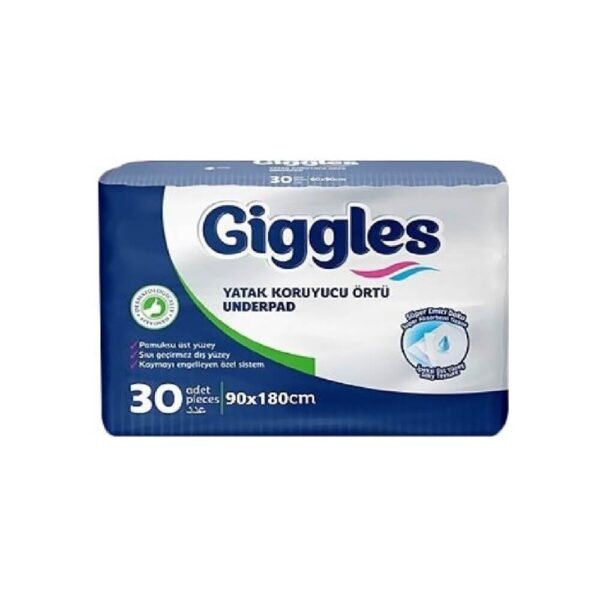 Giggles Еднократни чаршафи 90х180 см, 30 бр.