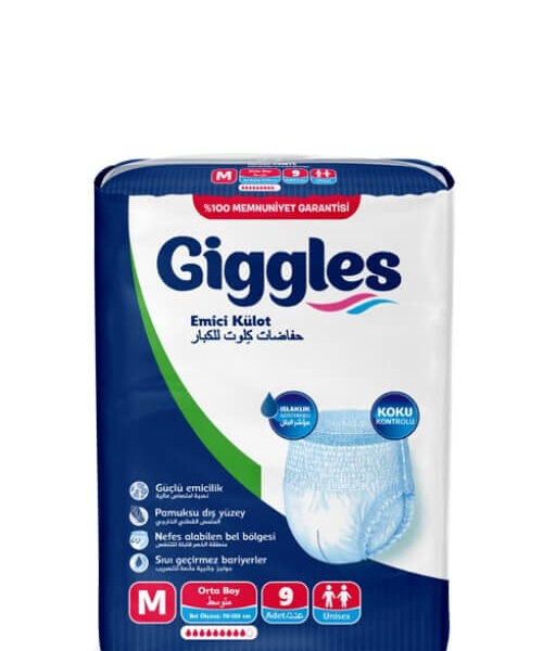 Giggles Нощни гащи за възрастни размер M, 9 броя