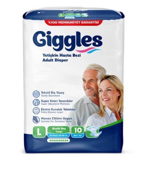 Giggles Нощни пелени за възрастни размер L х 10 броя
