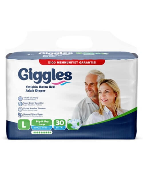 Giggles Нощни пелени за възрастни размер L — 30 броя