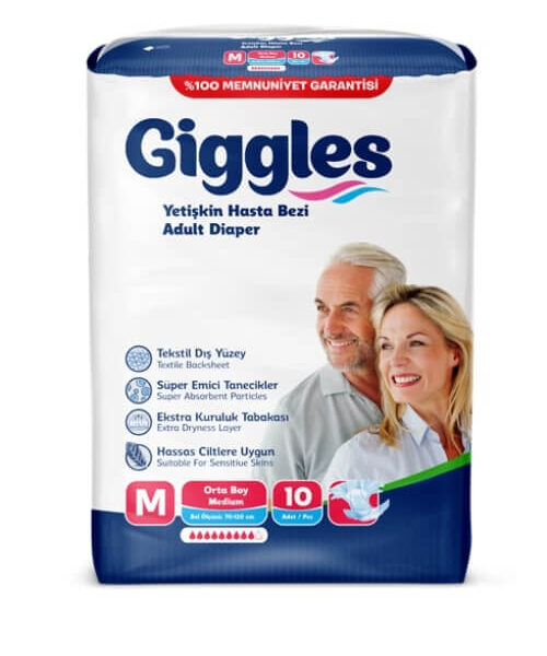 Giggles Нощни пелени за възрастни размер M x 10 броя