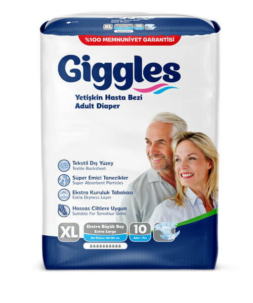 Giggles Нощни пелени за възрастни размер XL, 10 броя