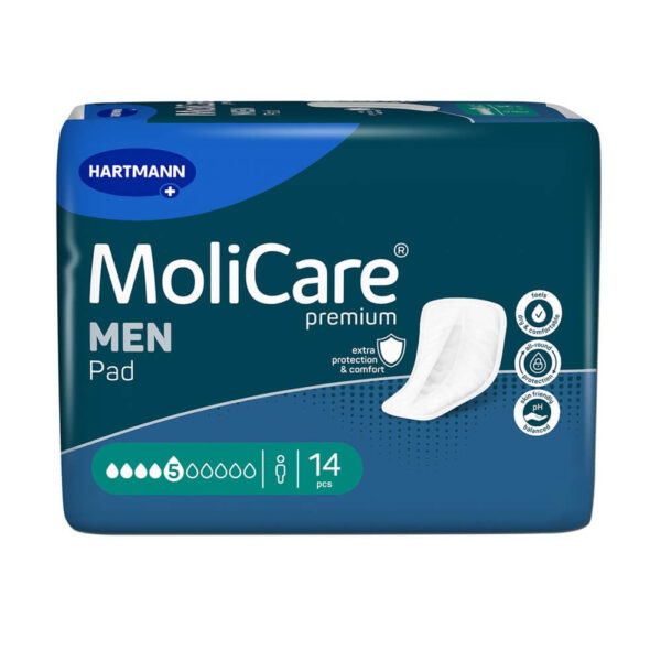 Hartmann MoliCare Men Подложки за мъже 5 капки, 14 бр.