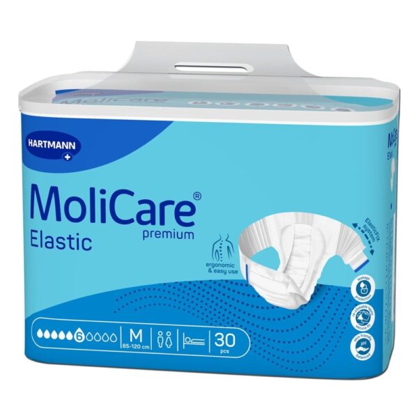 Hartmann MoliCare Premium Elastic Пелени за възрастни 6 капки M x 30 бр