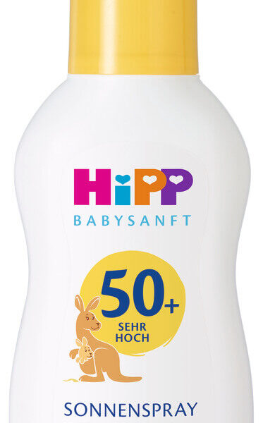 Hipp Baby Слънцезащитен спрей за бебета за чувствителна кожа SPF50+ 150 мл