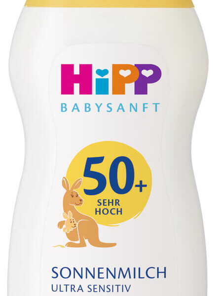 HiPP Baby Слънцезащитно мляко за бебета SPF50+ 200 мл