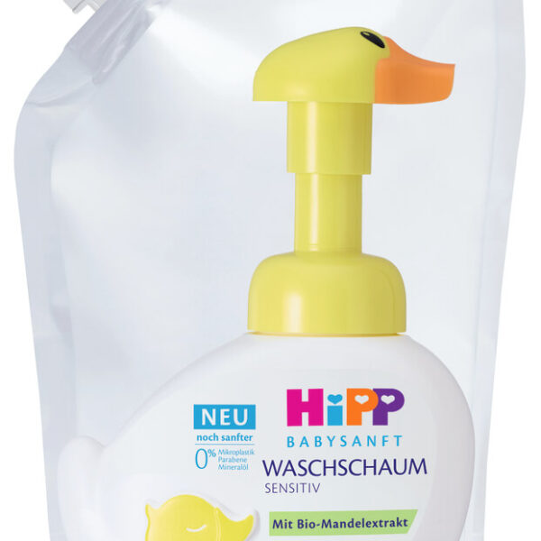 Hipp Babysanft Измивна пяна за ръце и лице Пате Пълнител 250 мл