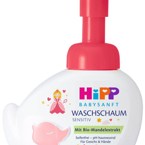Hipp Babysanft Измивна пяна за ръце и лице Пате розово 250 мл