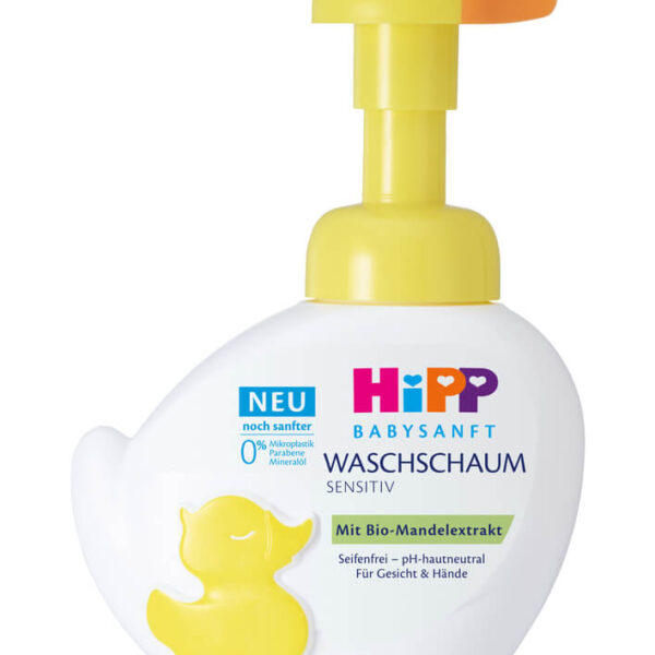 Hipp Babysanft Измивна пяна за ръце и лице Пате жълто 250 мл