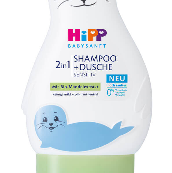 Hipp Babysanft Шампоан за коса и тяло 2в1 Тюленче 200 мл