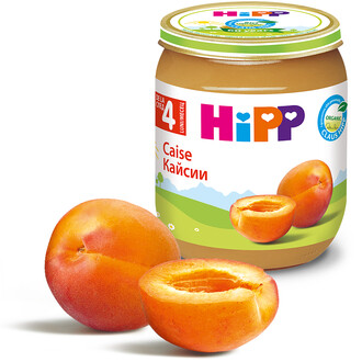 Hipp Био пюре кайсии 4М+ 125 г