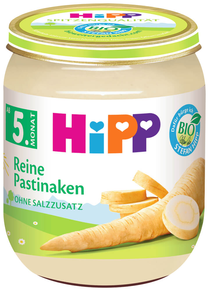 Hipp Био пюре пащърнак 5М+ 125 г
