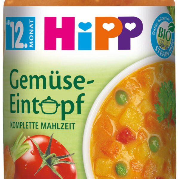 Hipp Био пюре зеленчукова яхния 12М+ 250 г