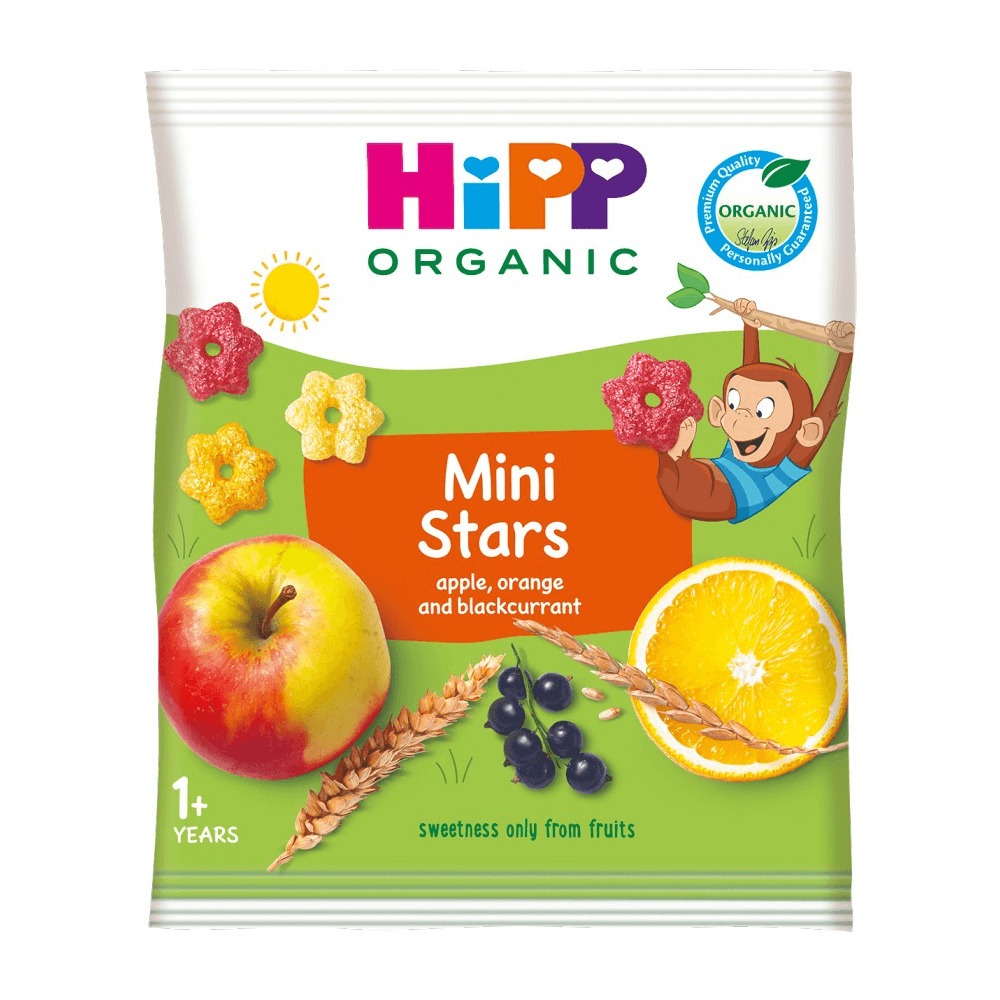 hipp-bio-z-rnen-snaks-mini-zvezdichki-12m-30-gr.jpg Hipp Био зърнен снакс мини звездички 12М+ 30 гр