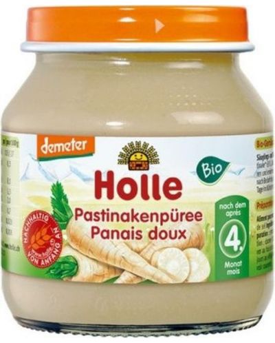 Holle Био пюре от пащърнак 4М+ 125 гр
