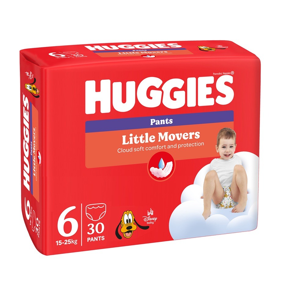 Huggies Little Movers Universal Disney Пелени гащи 6 15-25 кг х 30 бр