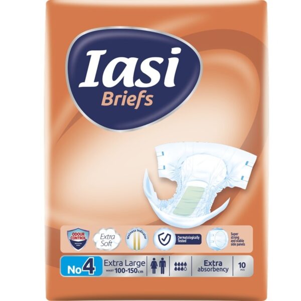 IASI Briefs Пелени за възрастни N4/XL, 10 бр.