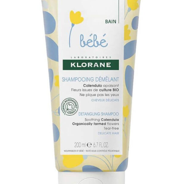 Klorane Bebe Нежен разплитащ шампоан 200 мл