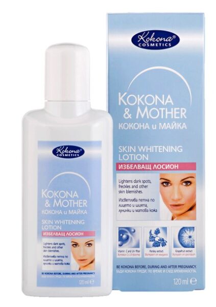 Kokona & Mother Skin Whitening Lotion Избелващ лосион за лице и шия 120 мл