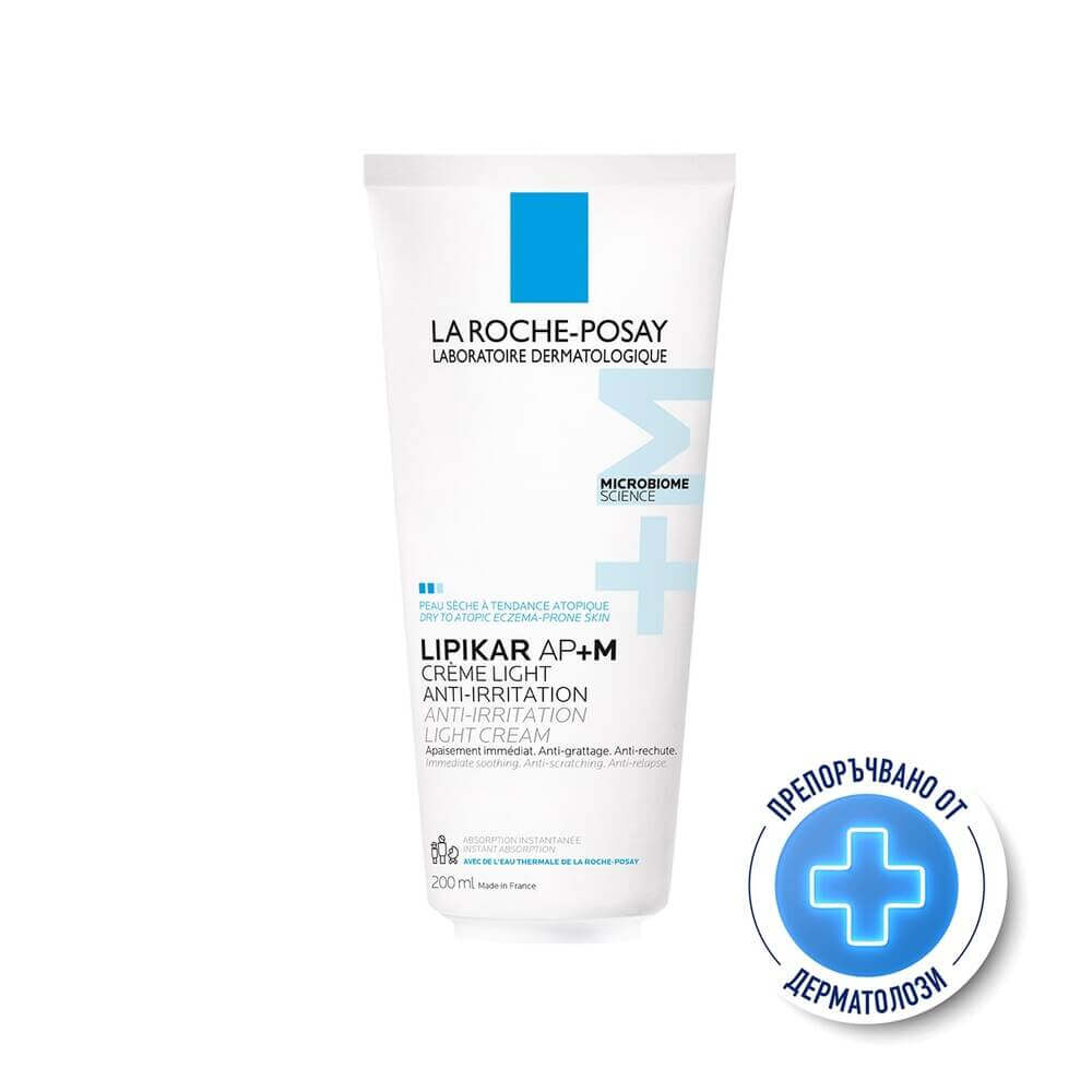 la-roche-posay-lipikar-cream-light-ap-m-lek-uspokojavasch-balsam-za-lice-i-tjalo-za-suha-i-atopichna-kozha-200-ml.jpg La Roche-Posay Lipikar Cream Light AP+M Лек успокояващ балсам за лице и тяло за суха и атопична кожа 200 мл