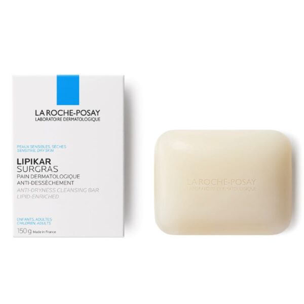 La Roche-Posay Lipikar Surgras Измиващо блокче против сухота обогатено с липиди 150 гр