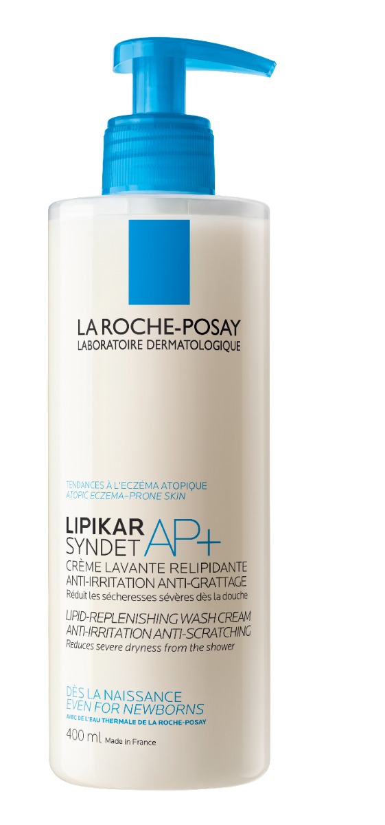 La Roche-Posay Lipikar Syndet AP+ Липидовъзстановяващ измиващ крем за деца и възрастни 400 мл