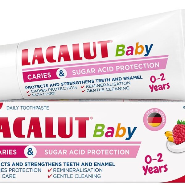 Lacalut Baby Детска паста за зъби против кариес 0-2 г 55 мл