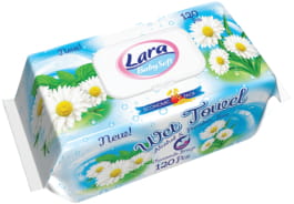 Lara Family Мокри кърпички с екстракт от лайка x120 бр