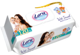 Lara Premium Бебешки мокри кърпички х120 бр