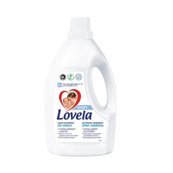 Lovela Baby Течен перилен препарат за бели тъкани 1450 мл