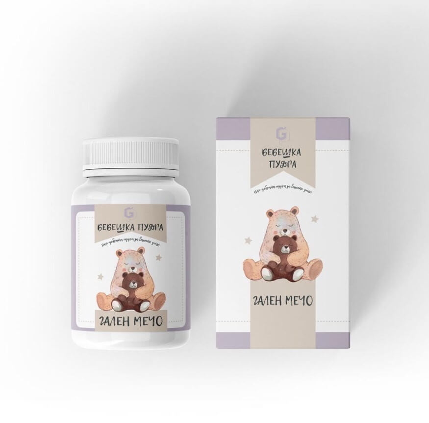 Мечо Бебешка пудра 50 гр Galen Pharma
