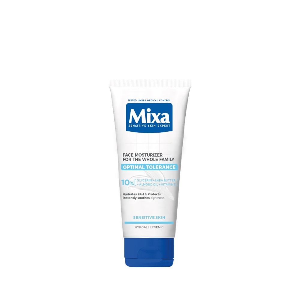 Mixa The Face Cream Крем за лице за чувствителна кожа за цялото семейство 100 мл