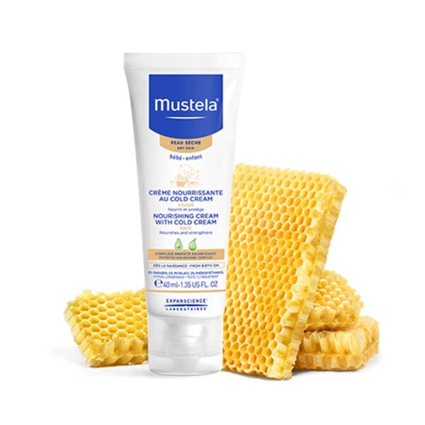 Mustela Крем за лице с колд крем за суха кожа при бебета и деца 40 мл