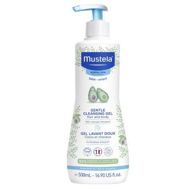 Mustela Нежен Измиващ гел за коса и тяло 500 мл