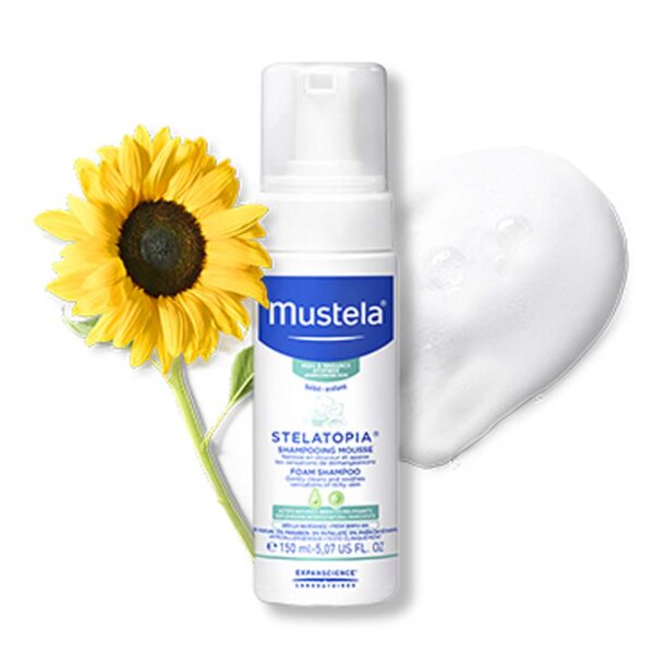 Mustela Stelatopia Шампоан-пяна за атопична кожа 150 мл