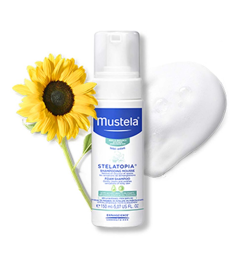 Mustela Stelatopia Шампоан-пяна за атопична кожа 150 мл
