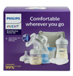 Начален комплект за кърмене с ръчна помпа за кърма Philips Avent Natural Motion SCF430/16