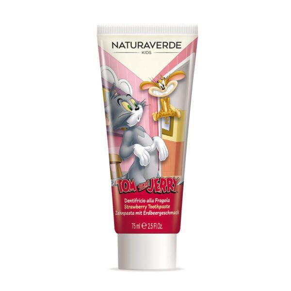 Naturaverde DISNEY Tom&Jerry Детска паста за зъби Том и Джери 3+ години 75 мл