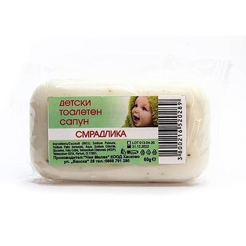 Ния Милва Детски тоалетен сапун смрадлика 60 гр