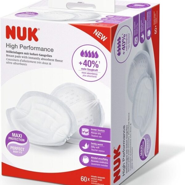 Nuk High Performance Подплънки за кърмачки 60 бр