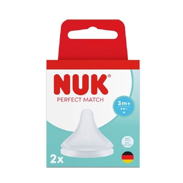 NUK Perfect Match Резервен силиконов биберон M 3+ x 2 бр