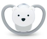 Nuk Space Силиконова залъгалка 6-18М 1бр + Кутийка